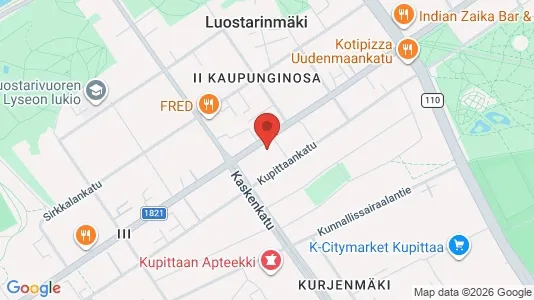 Apartments for rent i Turku - kort over placeringen