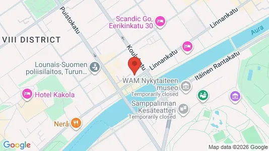 Apartments for rent i Turku - kort over placeringen