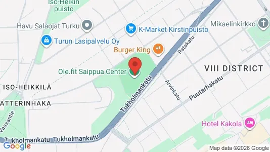 Apartments for rent i Turku - kort over placeringen