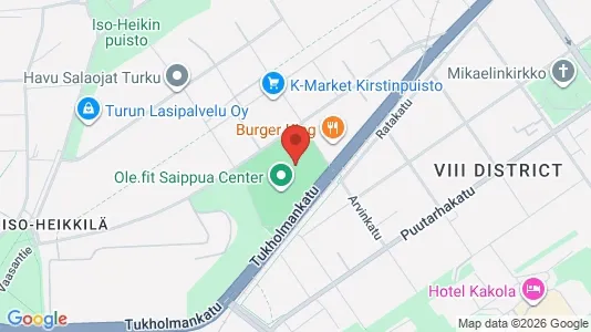 Apartments for rent i Turku - kort over placeringen