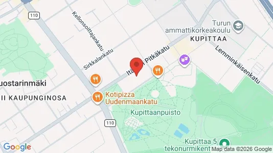 Apartments for rent i Turku - kort over placeringen