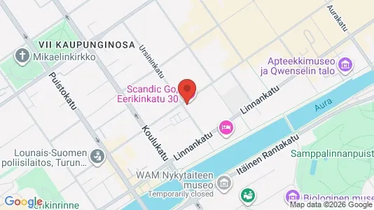 Apartments for rent i Turku - kort over placeringen
