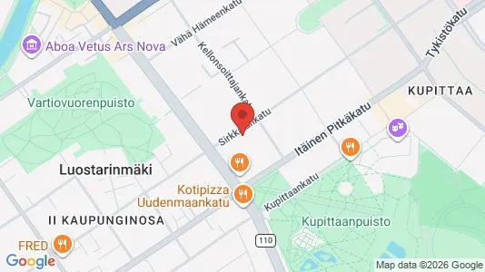 Apartments for rent i Turku - kort over placeringen
