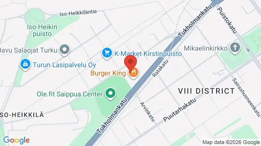 Apartments for rent i Turku - kort over placeringen
