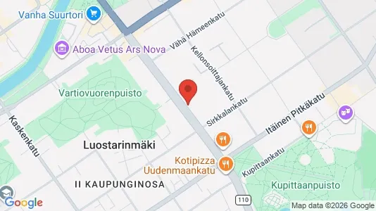 Apartments for rent i Turku - kort over placeringen