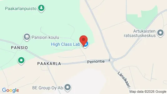 Apartments for rent i Turku - kort over placeringen