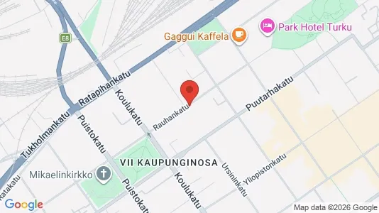 Apartments for rent i Turku - kort over placeringen