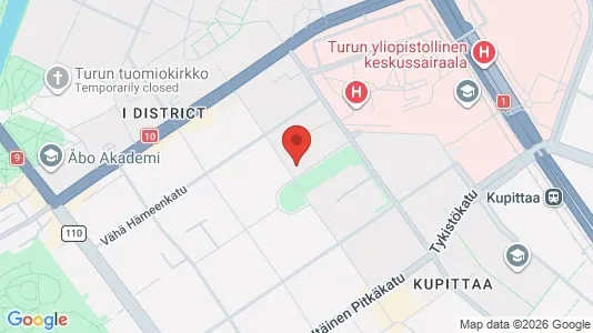 Apartments for rent i Turku - kort over placeringen