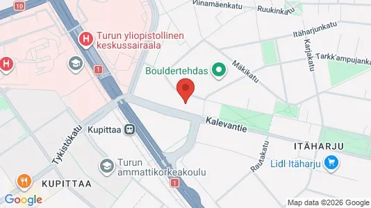 Apartments for rent i Turku - kort over placeringen