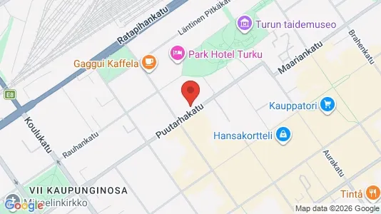 Apartments for rent i Turku - kort over placeringen