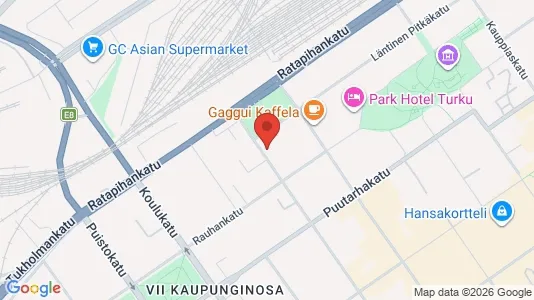 Apartments for rent i Turku - kort over placeringen