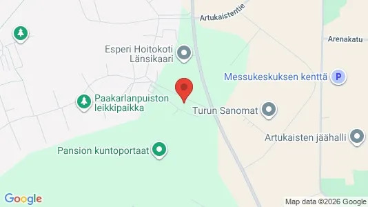 Apartments for rent i Turku - kort over placeringen