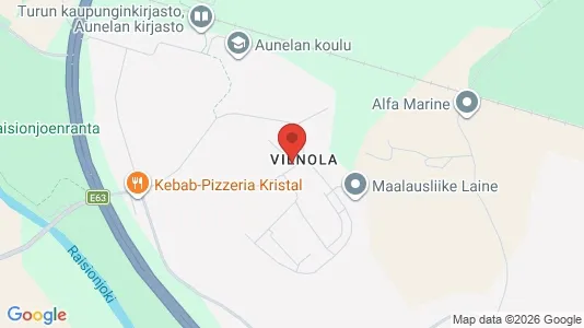 Apartments for rent i Turku - kort over placeringen