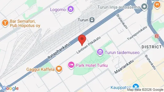 Apartments for rent i Turku - kort over placeringen