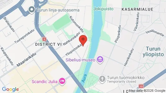 Apartments for rent i Turku - kort over placeringen