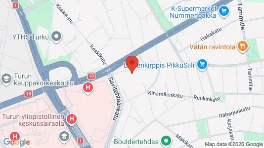 Apartments for rent i Turku - kort over placeringen