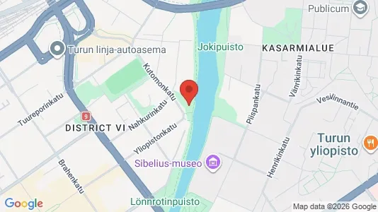 Apartments for rent i Turku - kort over placeringen