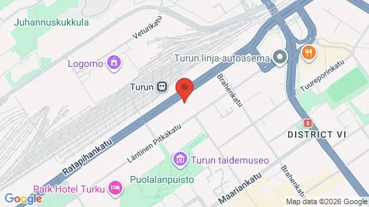 Apartments for rent i Turku - kort over placeringen