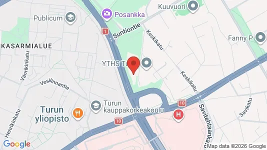 Apartments for rent i Turku - kort over placeringen