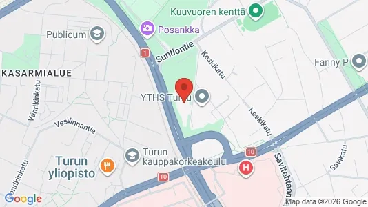 Apartments for rent i Turku - kort over placeringen