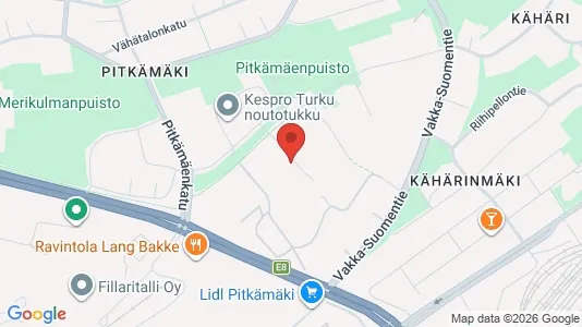 Apartments for rent i Turku - kort over placeringen