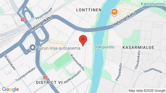 Apartments for rent i Turku - kort over placeringen