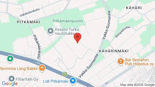 Apartments for rent i Turku - kort over placeringen