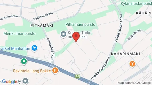 Apartments for rent i Turku - kort over placeringen