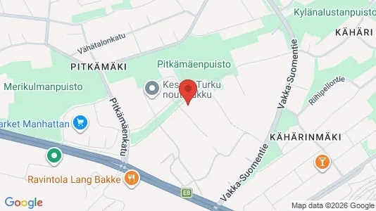 Apartments for rent i Turku - kort over placeringen