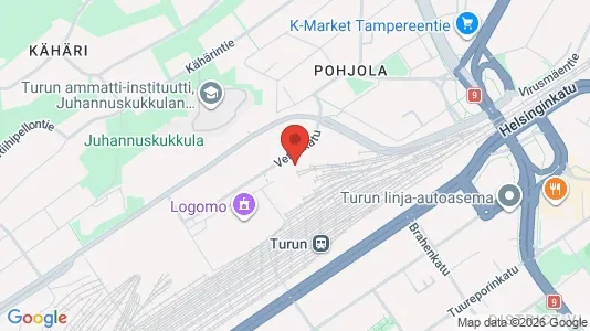 Apartments for rent i Turku - kort over placeringen