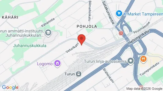 Apartments for rent i Turku - kort over placeringen