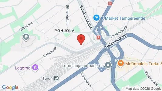 Apartments for rent i Turku - kort over placeringen