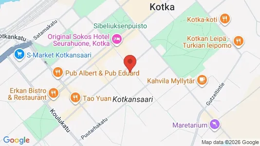 Apartments for rent i Kotka - kort over placeringen