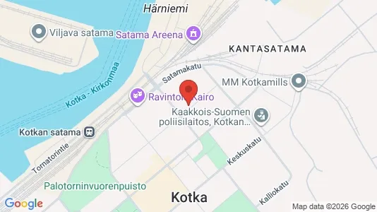 Apartments for rent i Kotka - kort over placeringen