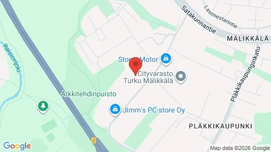 Apartments for rent i Turku - kort over placeringen
