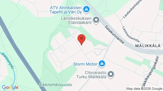 Apartments for rent i Turku - kort over placeringen