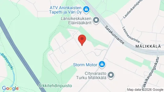 Apartments for rent i Turku - kort over placeringen