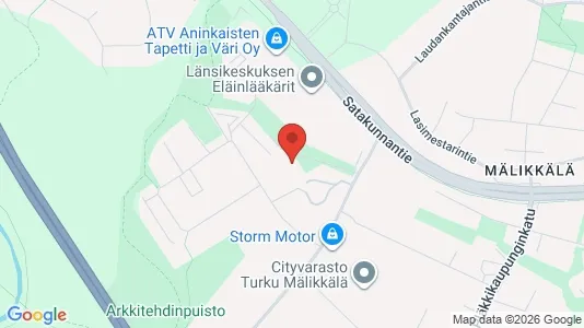 Apartments for rent i Turku - kort over placeringen