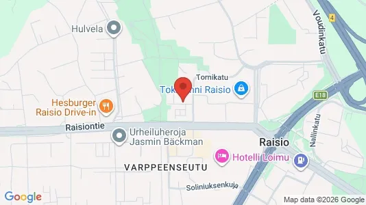 Apartments for rent i Raisio - kort over placeringen