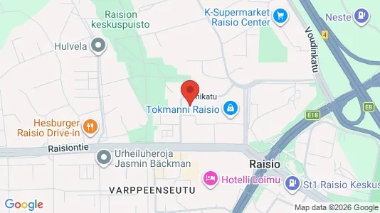 Apartments for rent i Raisio - kort over placeringen