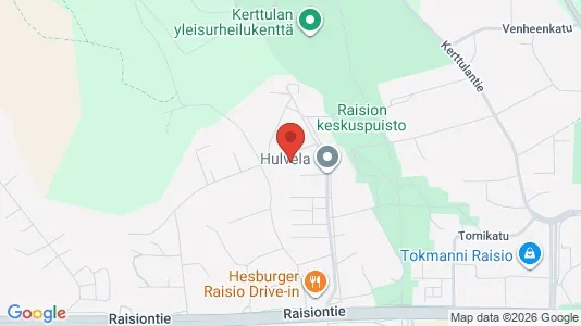 Apartments for rent i Raisio - kort over placeringen