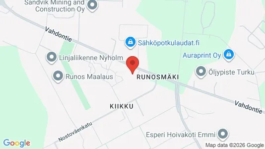 Apartments for rent i Turku - kort over placeringen