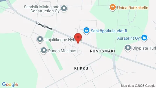 Apartments for rent i Turku - kort over placeringen