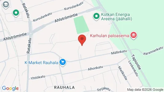 Apartments for rent i Kotka - kort over placeringen