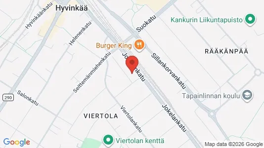 Apartments for rent i Hyvinkää - kort over placeringen