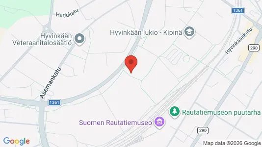 Apartments for rent i Hyvinkää - kort over placeringen