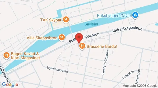 Apartments for rent i Gävle - kort over placeringen