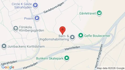 Apartments for rent i Gävle - kort over placeringen