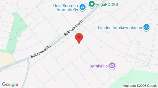 Apartments for rent i Lahti - kort over placeringen