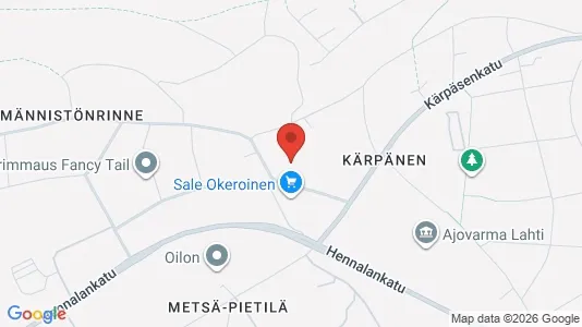 Apartments for rent i Lahti - kort over placeringen